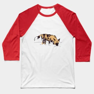 African Wild Dog Baseball T-Shirt